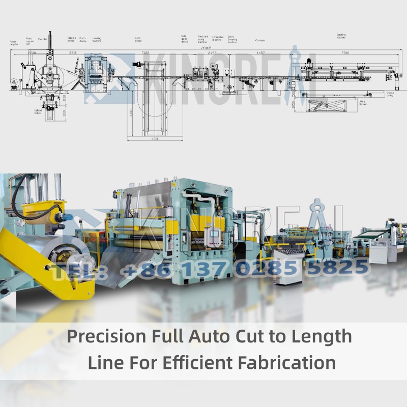 Precyzyjna, w pełni automatyczna linia do cięcia na długość zapewniająca wydajną produkcję