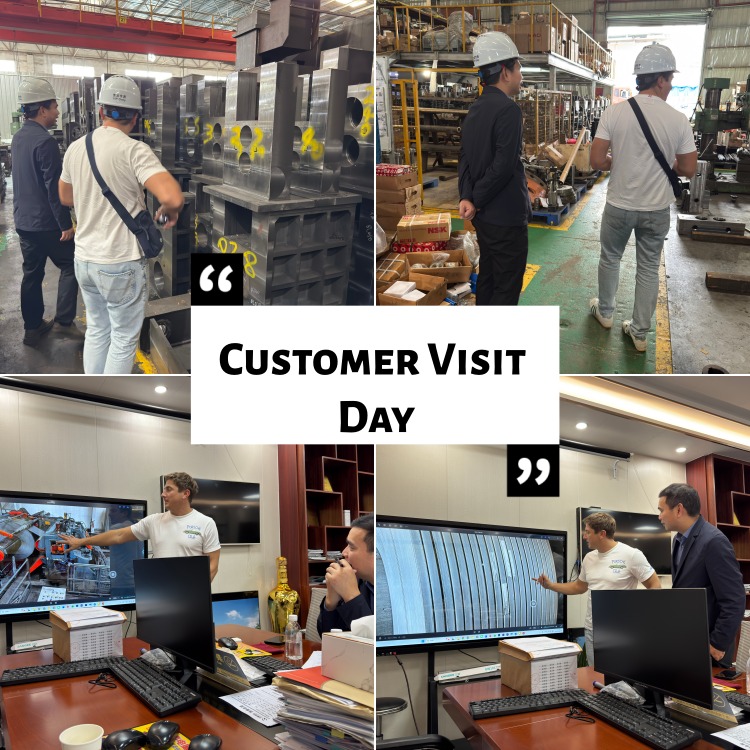 Polscy klienci w fabryce maszyn do cięcia wzdłużnego zwojów metali