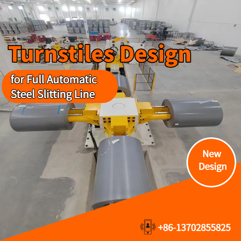 Projekt kołowrotów dla w pełni automatycznej linii do cięcia stali