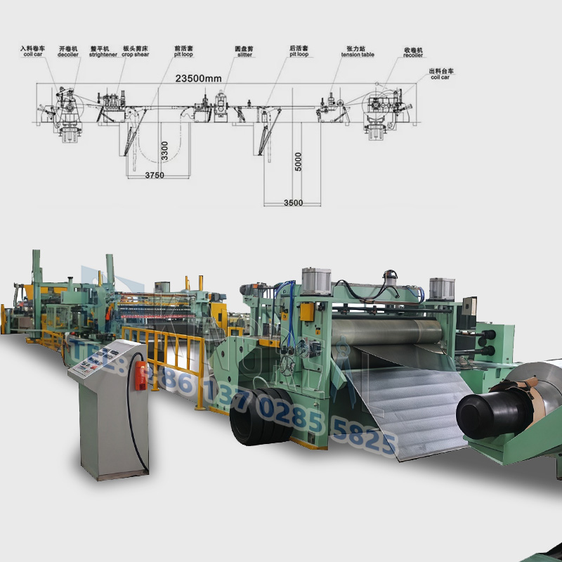 Maszyna do cięcia wzdłużnego stali szybkotnącej