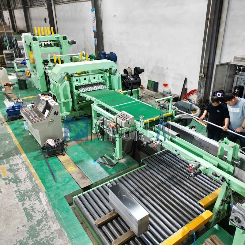 steel cut to length line