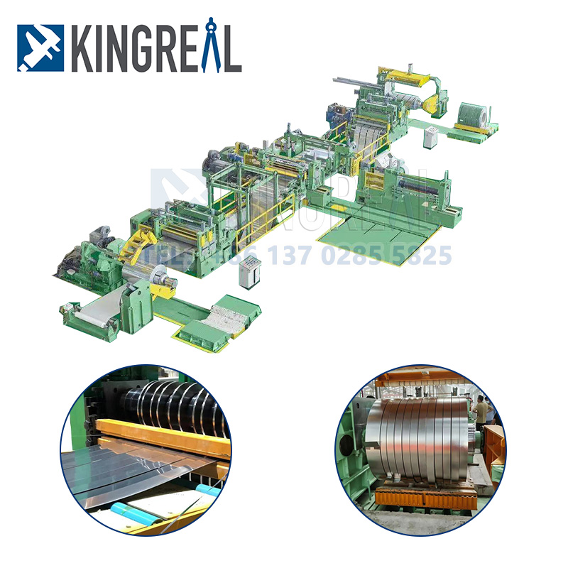 Maszyna do cięcia wzdłużnego zwojów metalu